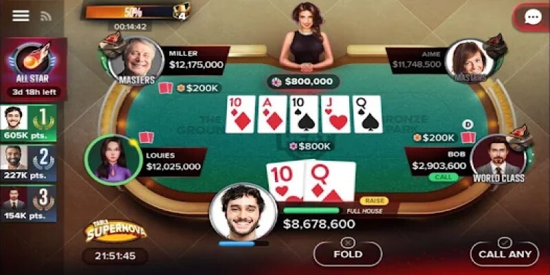 Giới hạn cược khi chơi poker 88clb