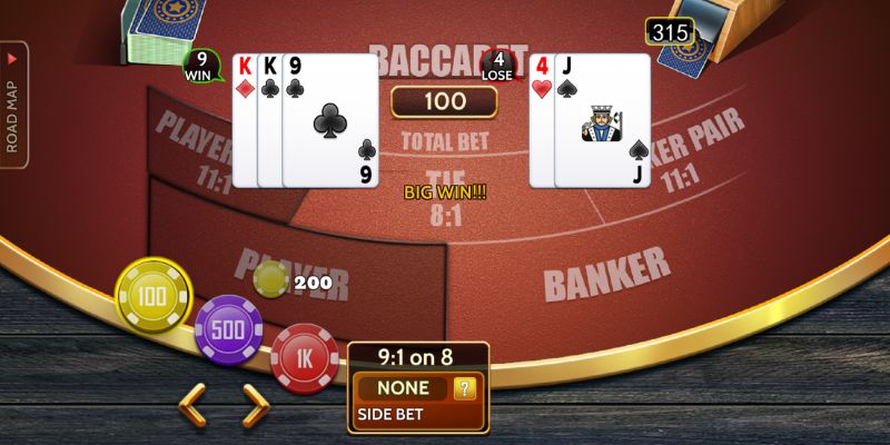 Luật chơi Baccarat trực tuyến 88CLB